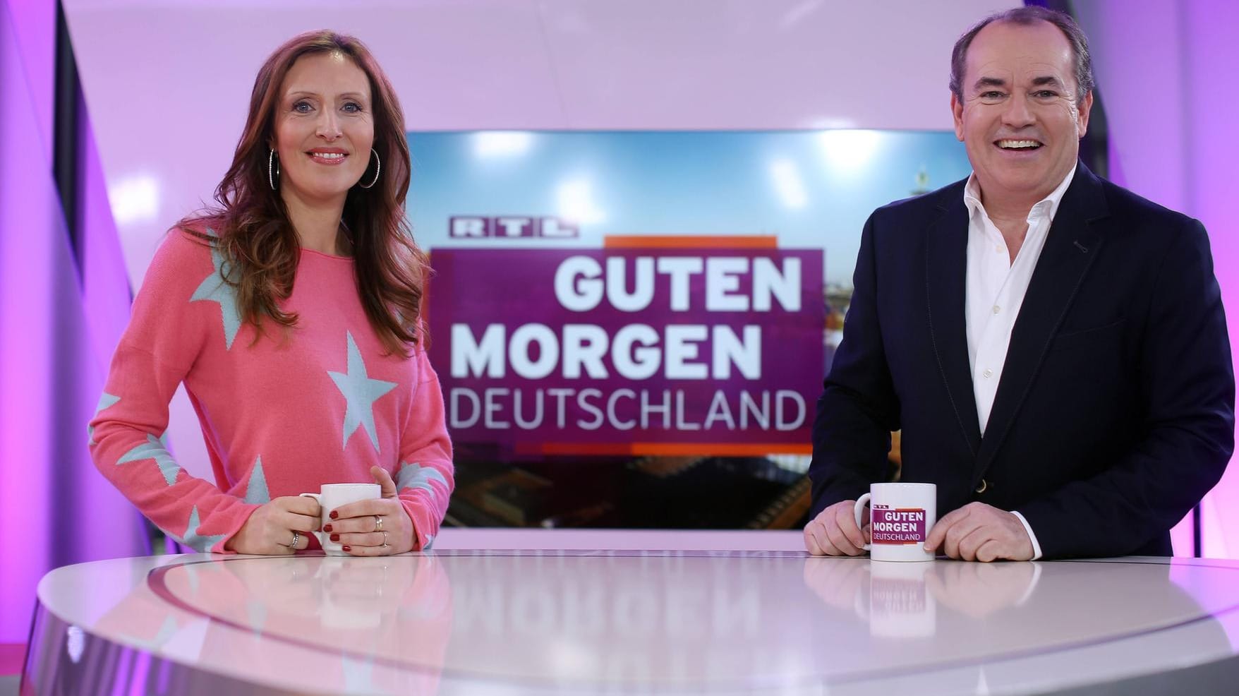 "Guten Morgen Deutschland": Die Moderatoren Roberta Bieling und Wolfram Kons bleiben der Sendung weiter erhalten.