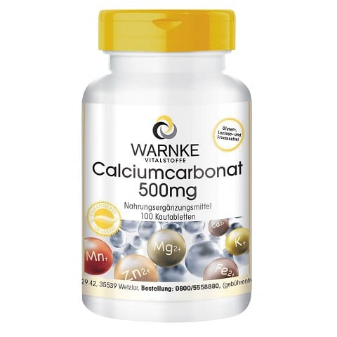 "Calciumcarbonat 500 mg Kautabletten": Das Produkt wird in den Verpackungen 100 und 500 Stück zurückgerufen.