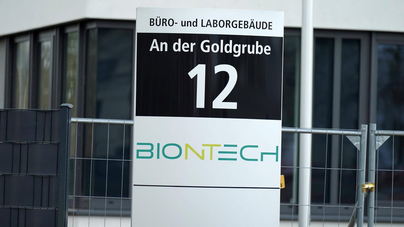 Hauptsitz der Firma Biontech in Mainz