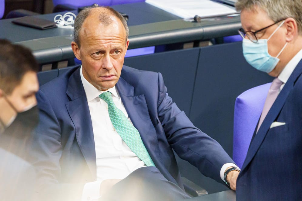 Friedrich Merz im Bundestag: Er hat bereits eine erneute Kandidatur um den CDU-Vorsitz angedeutet.