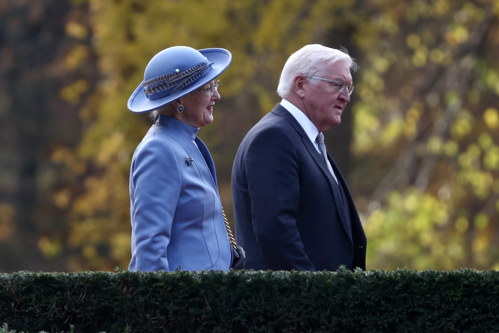 Königin Margrethe und Frank-Walter Steinmeier im Vieraugengespräch