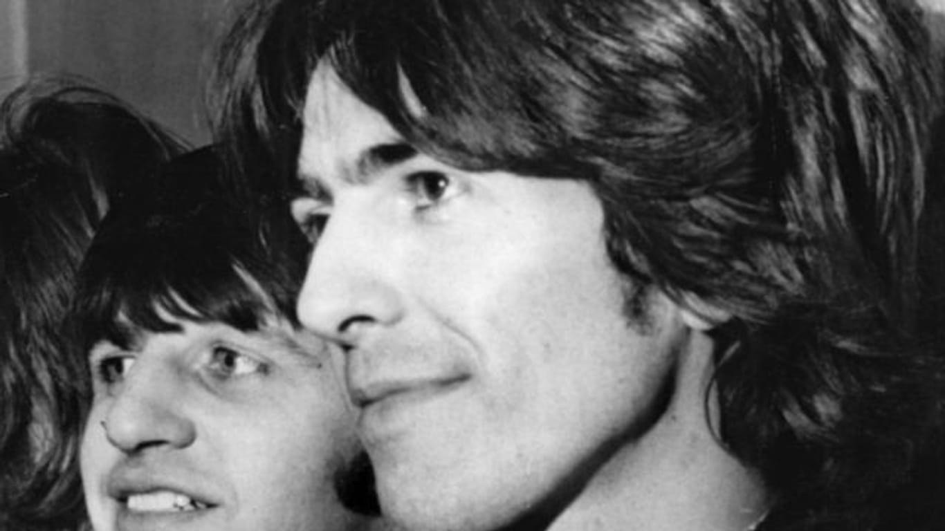Ringo Starr und George Harrison im Duett.