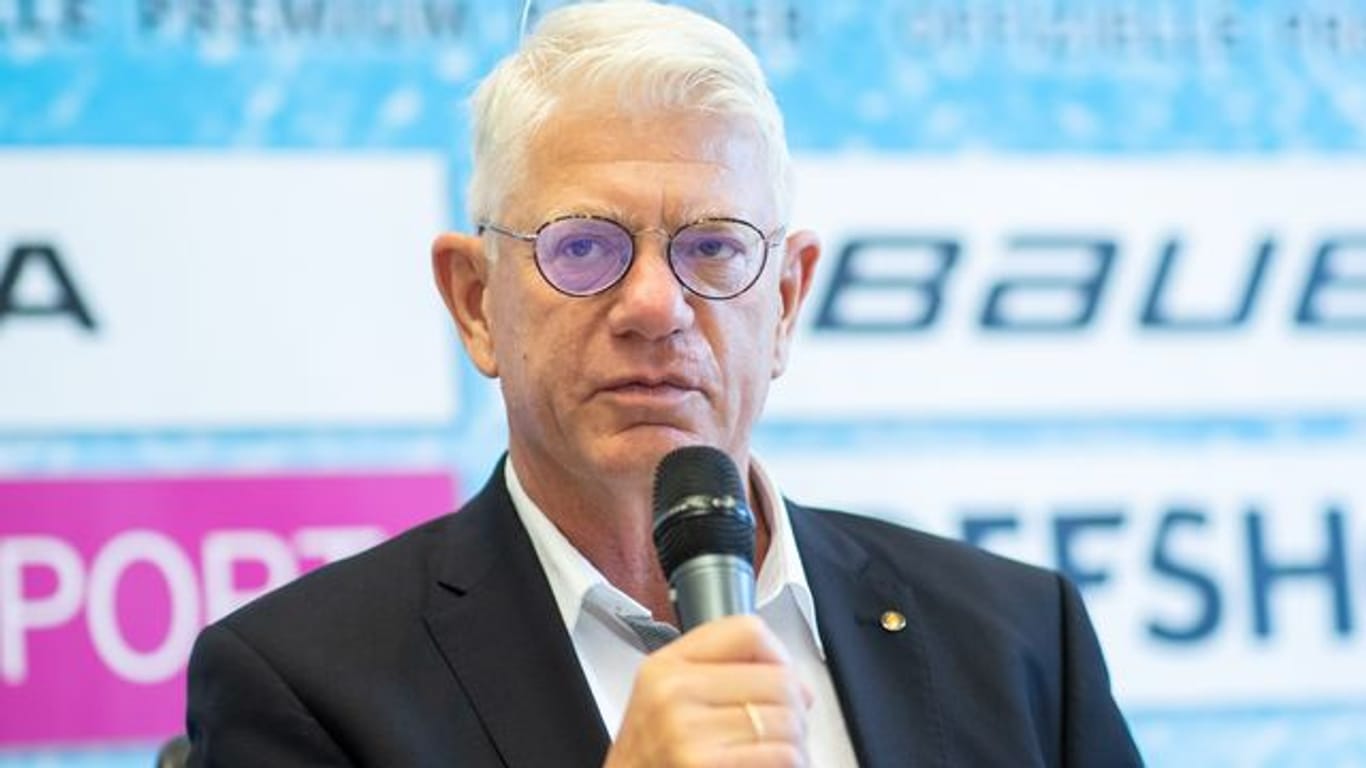 Ist für eine Verlängerung des Vertrages mit Bundestrainer Toni Söderholm: DEB-Präsident Franz Reindl.