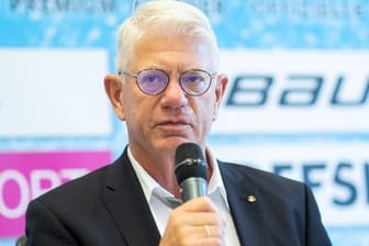 Ist für eine Verlängerung des Vertrages mit Bundestrainer Toni Söderholm: DEB-Präsident Franz Reindl.