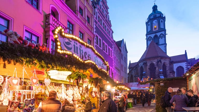 Weihnachtsmarkt in Meißen, Sachsen: Das Infektionsgeschehen könnte die Märkte bedrohen.