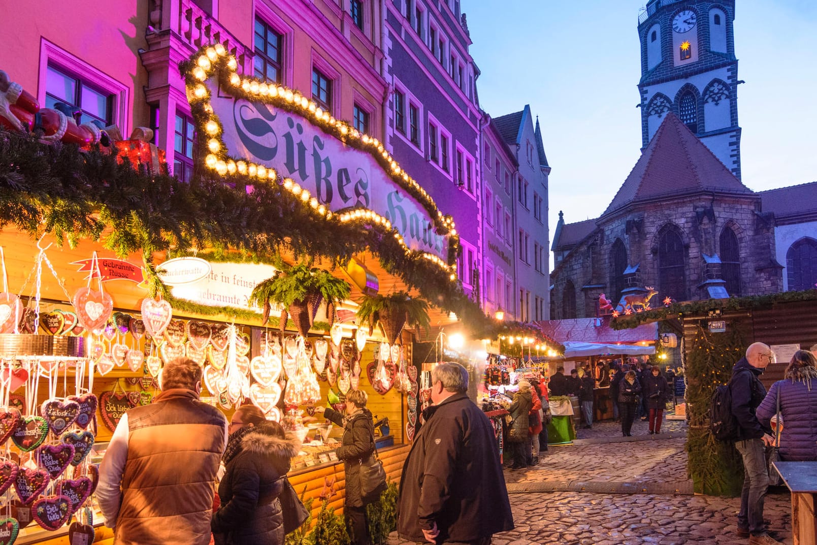 Weihnachtsmarkt in Meißen, Sachsen: Das Infektionsgeschehen könnte die Märkte bedrohen.