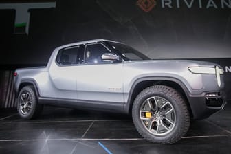 Der vollelektrische Pick-up R1T von Rivian