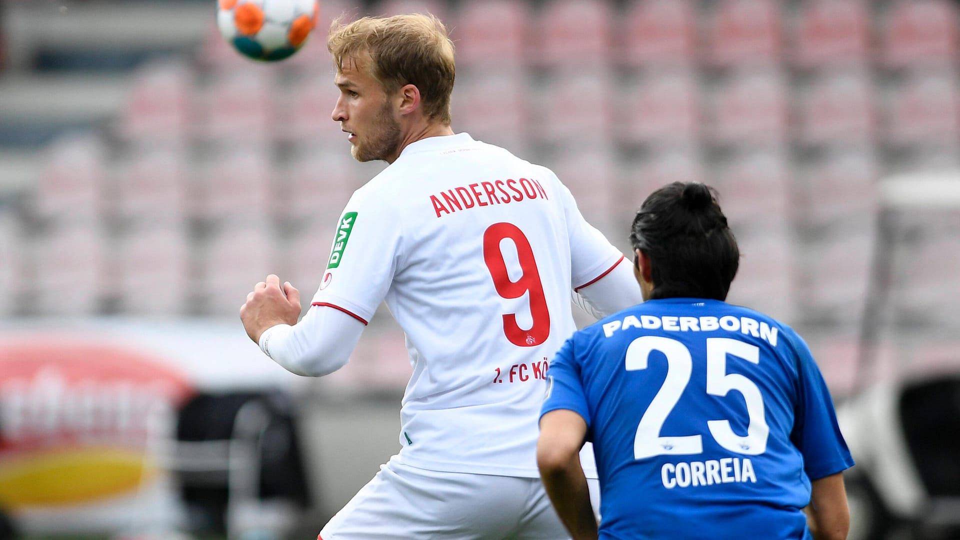 Sebastian Andersson am Ball: Für das 4:0 gegen den SC Paderborn leistete er die Vorarbeit.