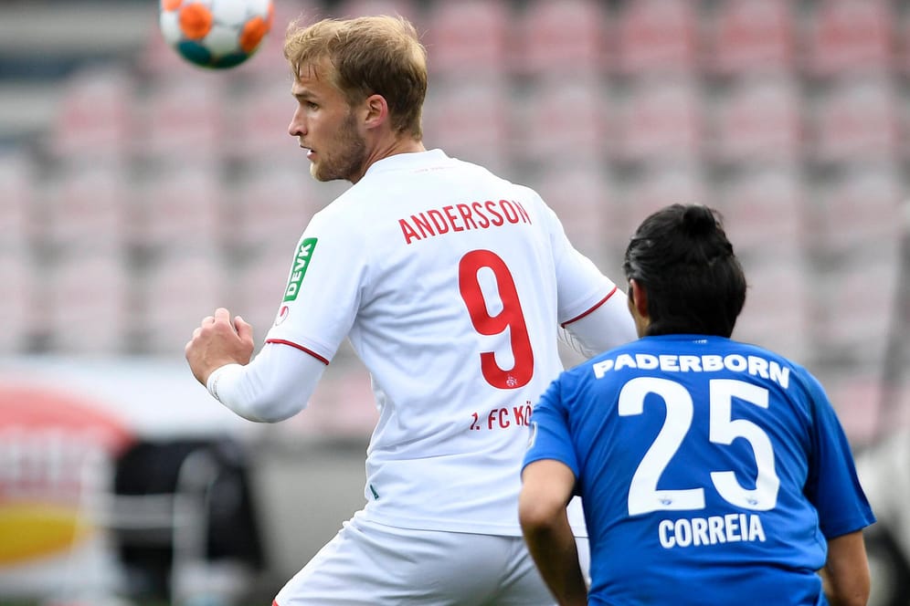 Sebastian Andersson am Ball: Für das 4:0 gegen den SC Paderborn leistete er die Vorarbeit.