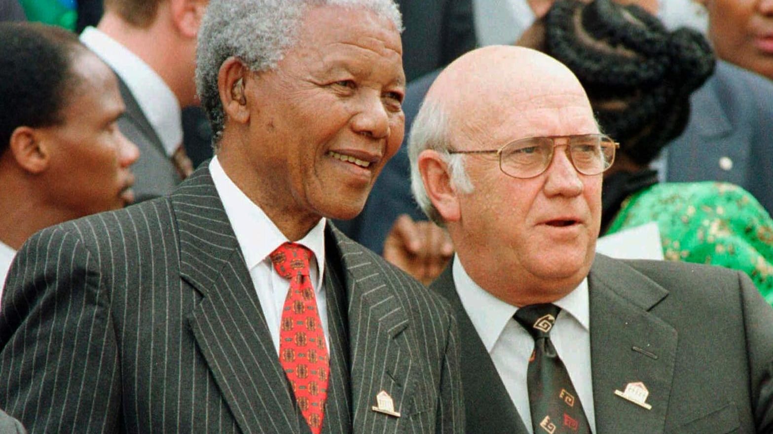 Nelson Mandela und Frederik Willem De Klerk: Den beiden Männer gelang die Abschaffung der Apartheid in Südafrika.