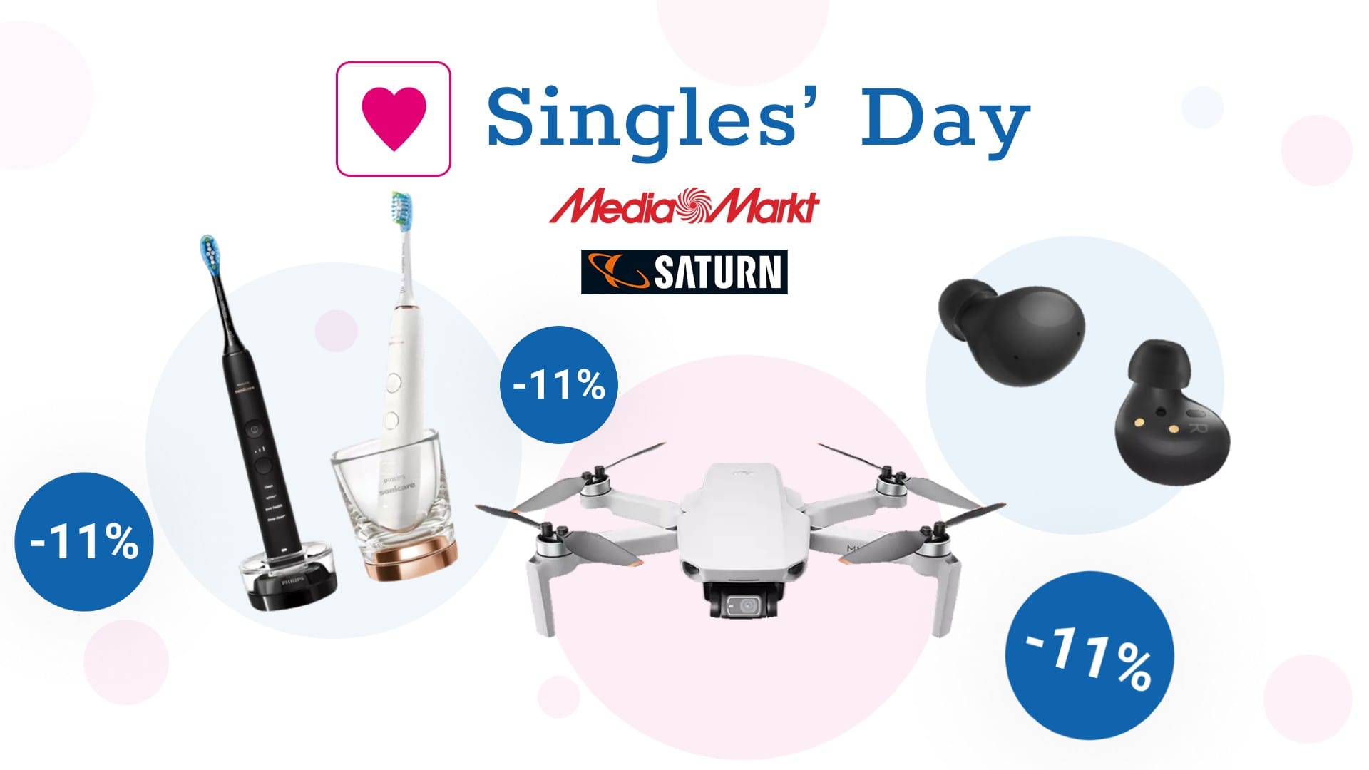 Singles' Day 2021 bei Media Markt und Saturn: Wir zeigen die besten Schnäppchen.