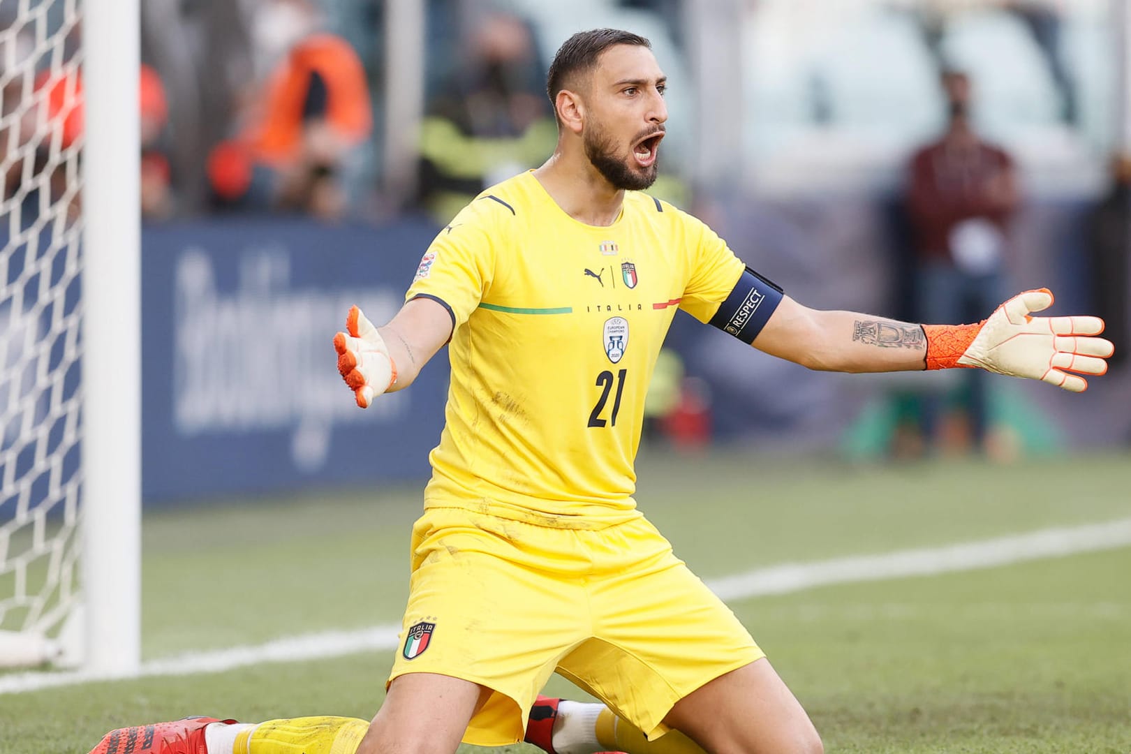 Steht mit seiner Mannschaft vor einem wichtigen Spiel: Italien-Torhüter Gianluigi Donnarumma.