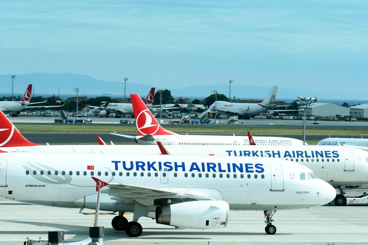 Maschinen am Flughafen Istanbul: Reisende aus Syrien dürfen hier nicht mehr abheben.