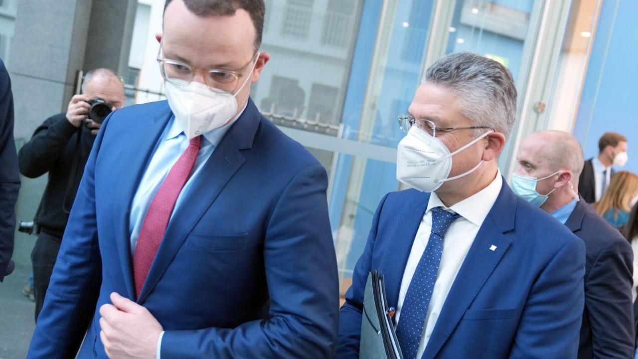 Jens Spahn und Lothar H. Jens Spahn und Lothar H.