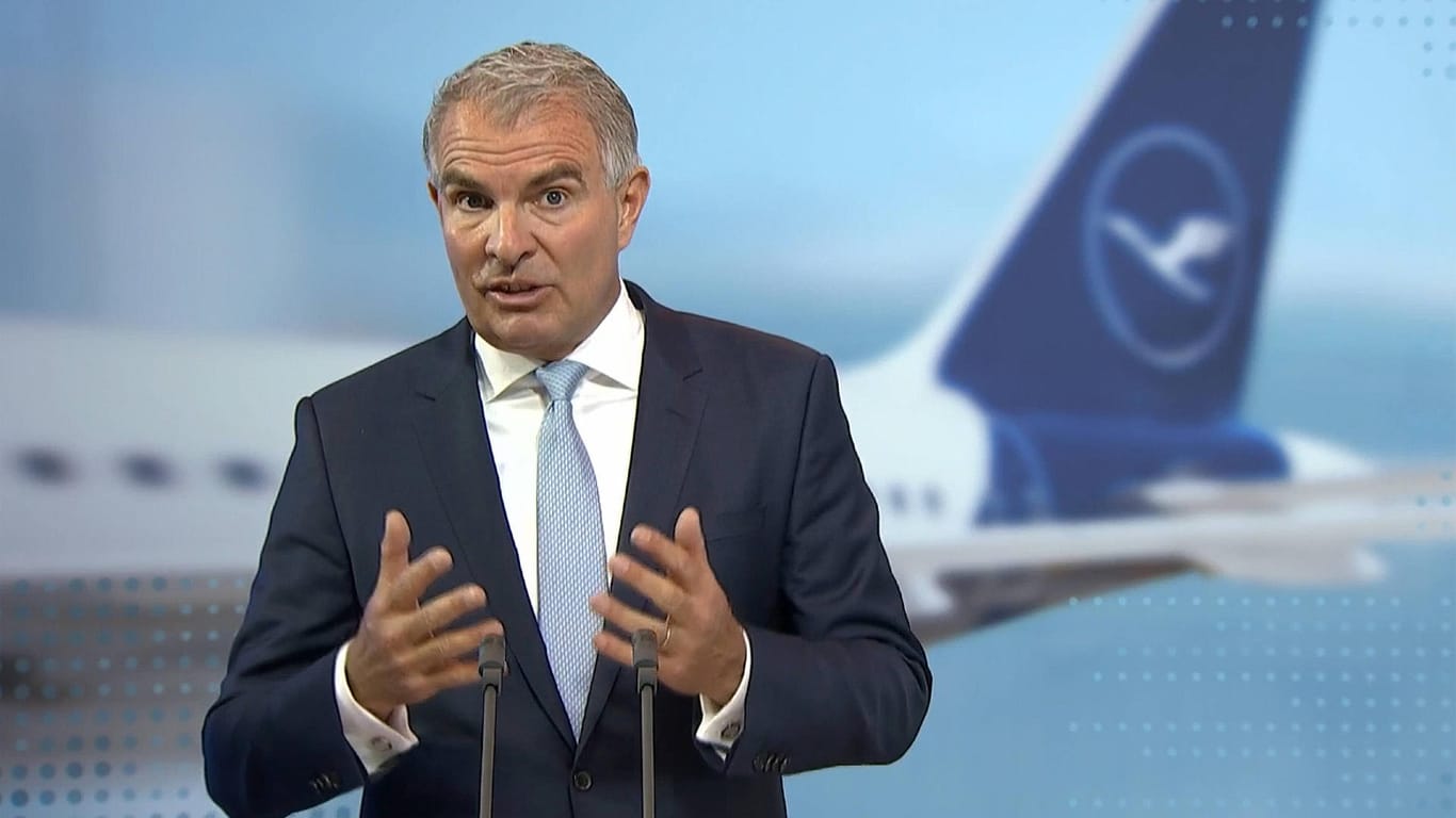 Lufthansa-Chef Carsten Spohr: Die Airline hat die Finanzhilfen der deutschen Bundesregierung zurückgezahlt.