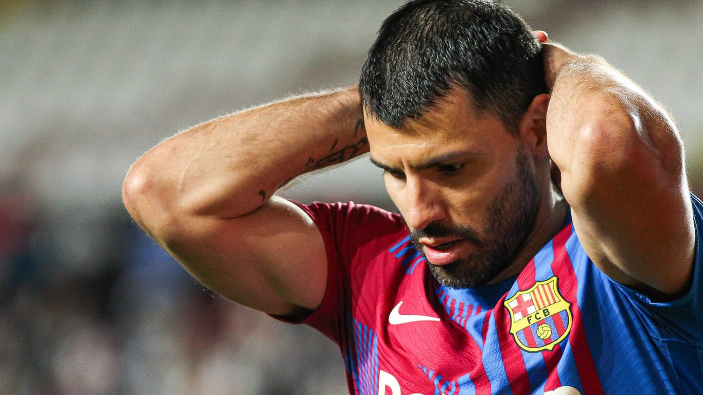 Sergio "Kun" Aguero: Medienberichten zufolge sollen bei dem Barcelona-Stürmer "bösartige Herzrhythmusstörungen" festgestellt worden sein.