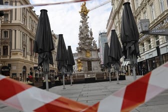 Absperrung am Stephansplatz in Wien: Österreich verschärft die Maßnahmen für Ungeimpfte.