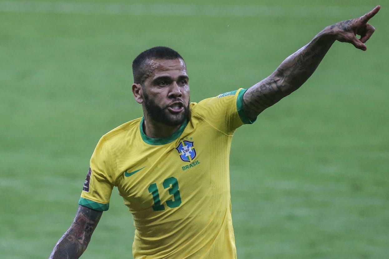 Dani Alves bei den Olympischen Spielen: Der Brasilianer spielte von 2008 bis 2016 in Barcelona.