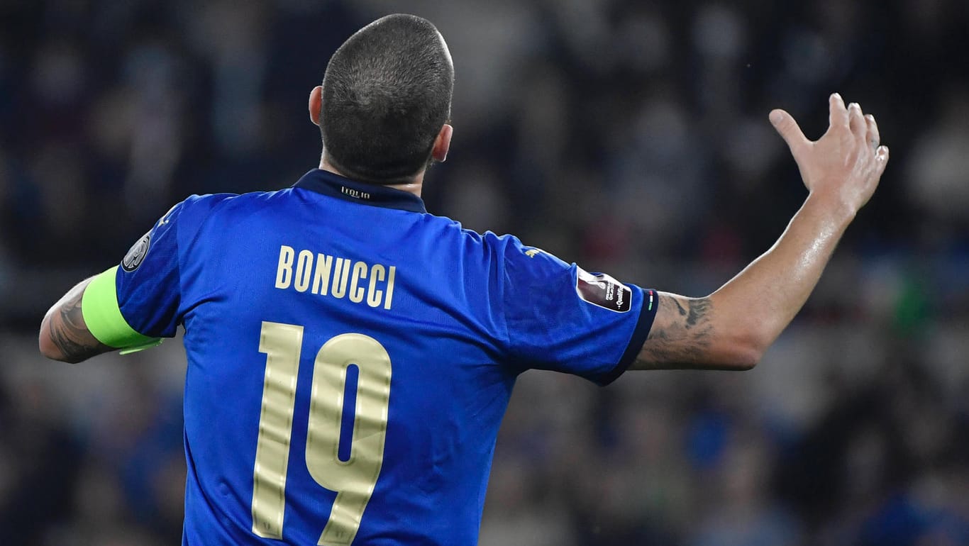 Leonardo Bonucci: Der Kapitän der "Squadra Azzurra" verpasste mit seinem Team den Sieg.