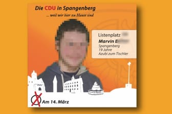 Marvin E.: Der inzwischen 20-jährige Terrorverdächtige kandidierte für die CDU im nordhessischen Spangenberg. Mitglied der Partei war er nicht.