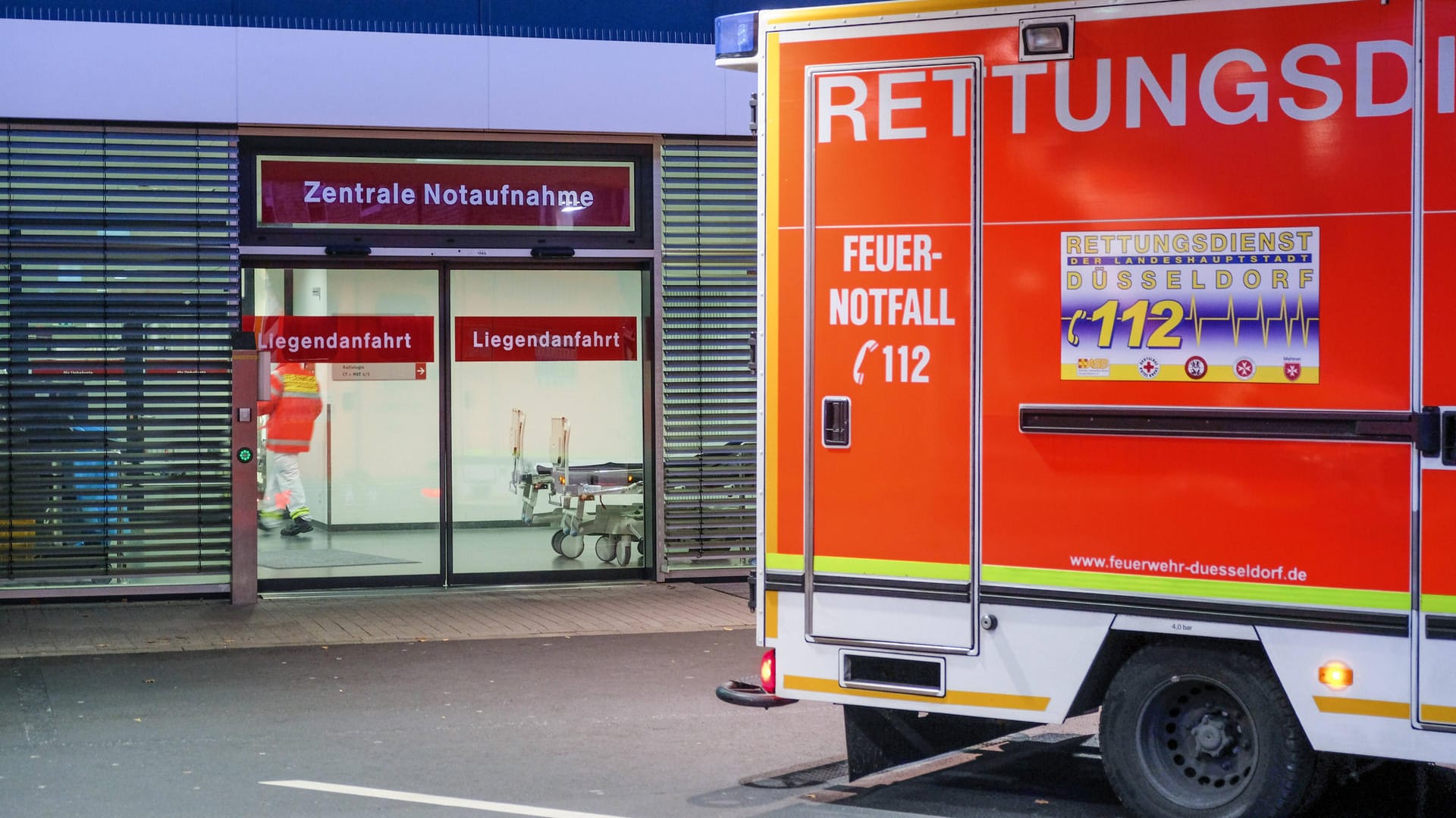 Alle leiden unter der Überlastung der Krankenhäuser: Notaufnahme an der Uniklinik in Düsseldorf.