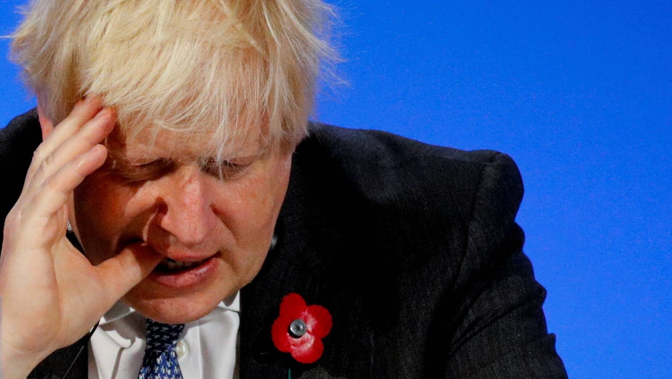 Großbritanniens Premierminister Boris Johnson: Die "Bombe entschärft" – wie der Gastgeber der Weltklimakonferenz es zu Beginn als Ziel ausgab – hat Glasgow nicht.