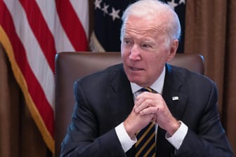 Joe Biden: Die Zustimmungswerte des US-Präsidenten sind in drei aufeinanderfolgenden Umfragen gefallen.
