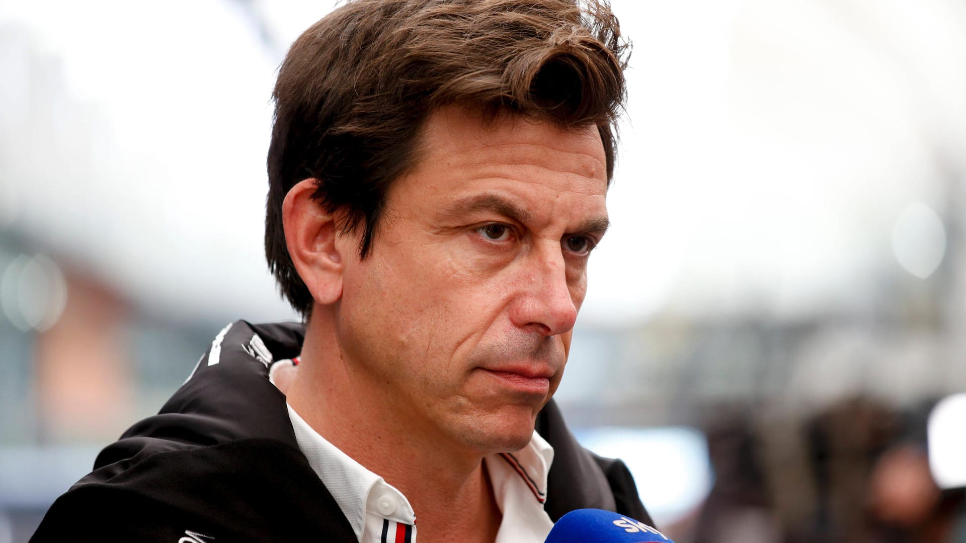 Verärgert trotz des Sieges von Lewis Hamilton: Mercedes-Teamchef Toto Wolff.