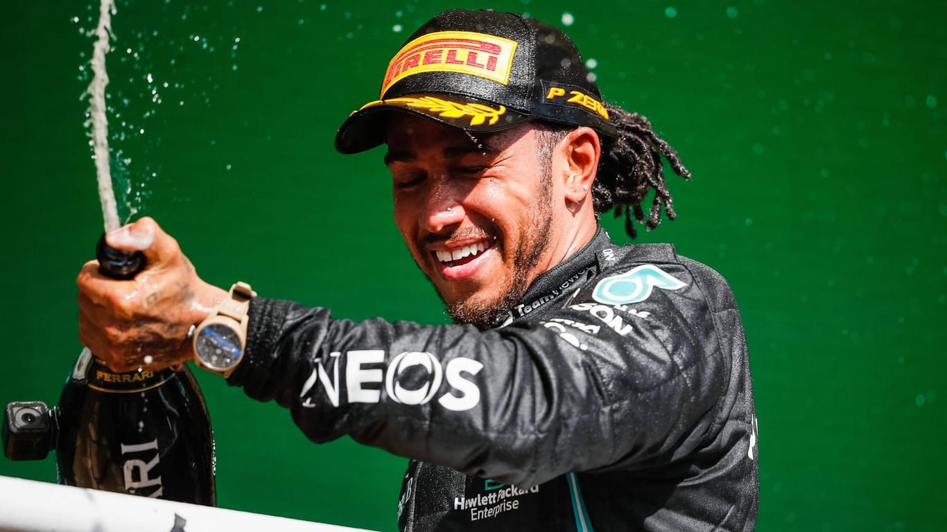 Lewis Hamilton: Der Brite wurde für seine Leistung in Brasilien von der internationalen Presse gefeiert.