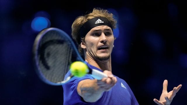 Kann bei den ATP Finals in Turin vorzeitig ins Halbfinale einziehen: Olympiasieger Alexander Zverev. Kann bei den ATP Finals in Turin vorzeitig ins Halbfinale einziehen: Olympiasieger Alexander Zverev.