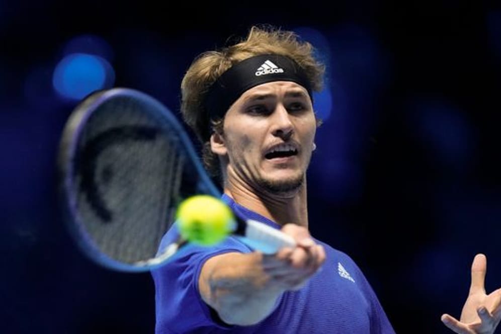 Kann bei den ATP Finals in Turin vorzeitig ins Halbfinale einziehen: Olympiasieger Alexander Zverev.