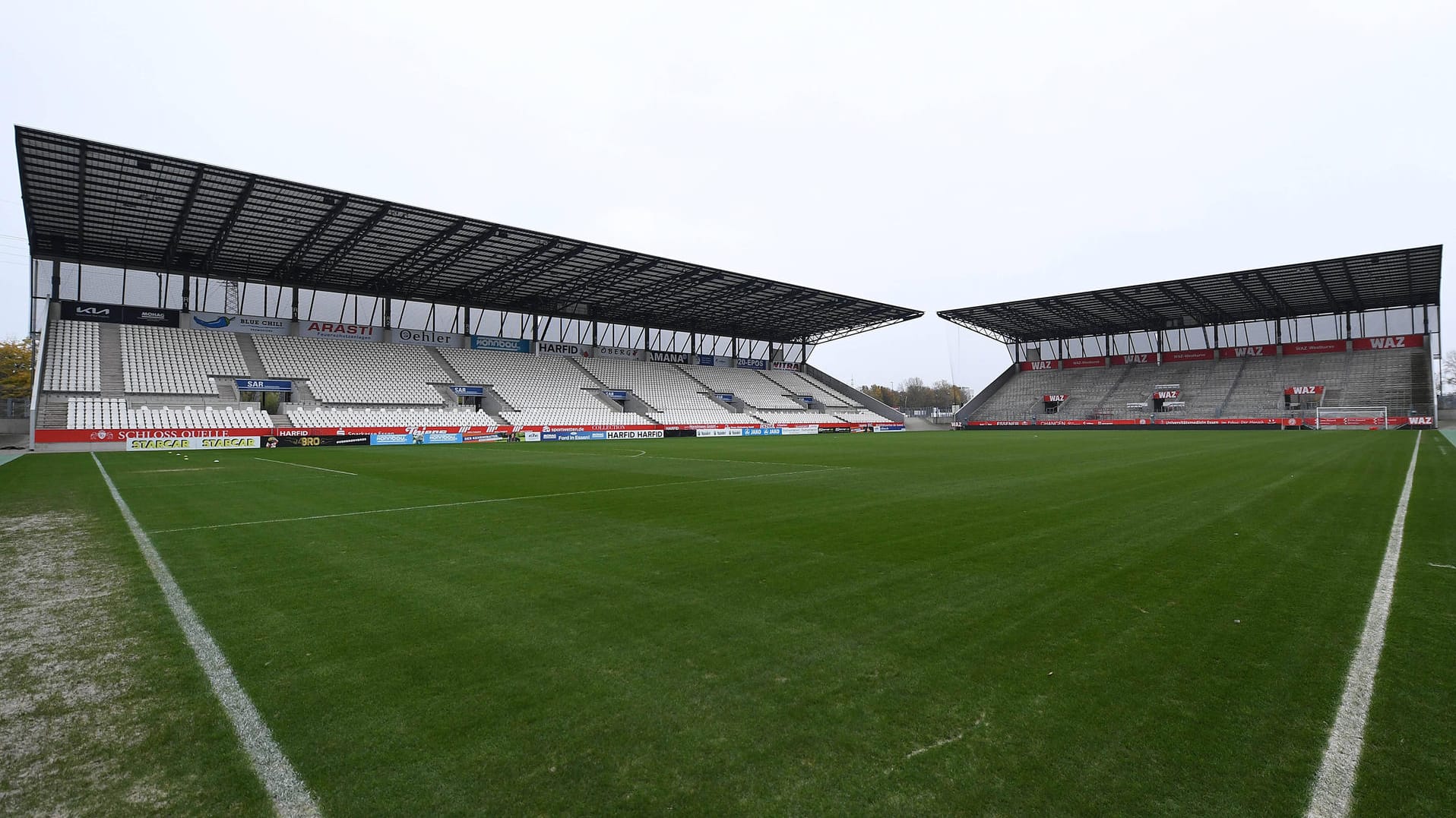 Das Stadion in Essen: Zukünftig wird hier wieder unter dem alten Namen gespielt. Das Stadion in Essen: Zukünftig wird hier wieder unter dem alten Namen gespielt.