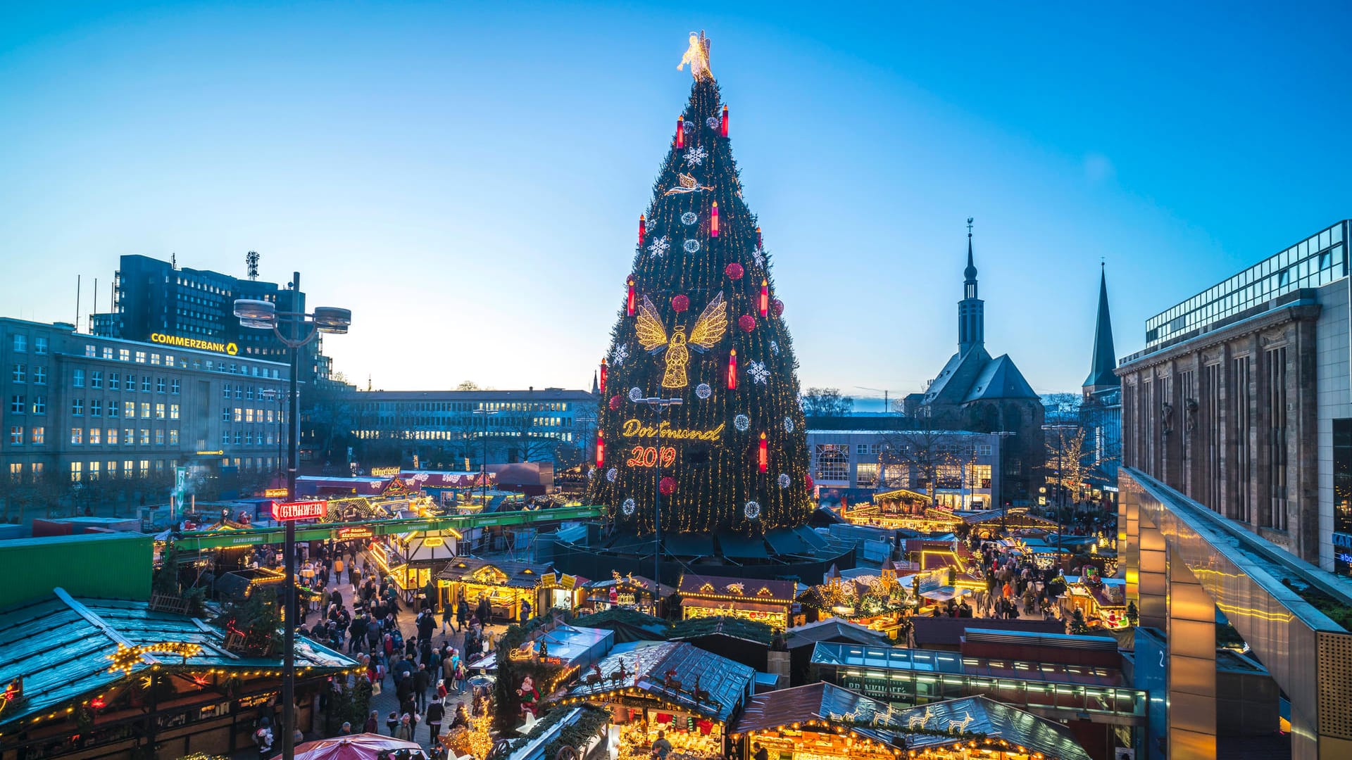 Der Dortmunder Weihnachtsmarkt (Archivbild, 2019): 2021 findet der Markt mit 2G statt.