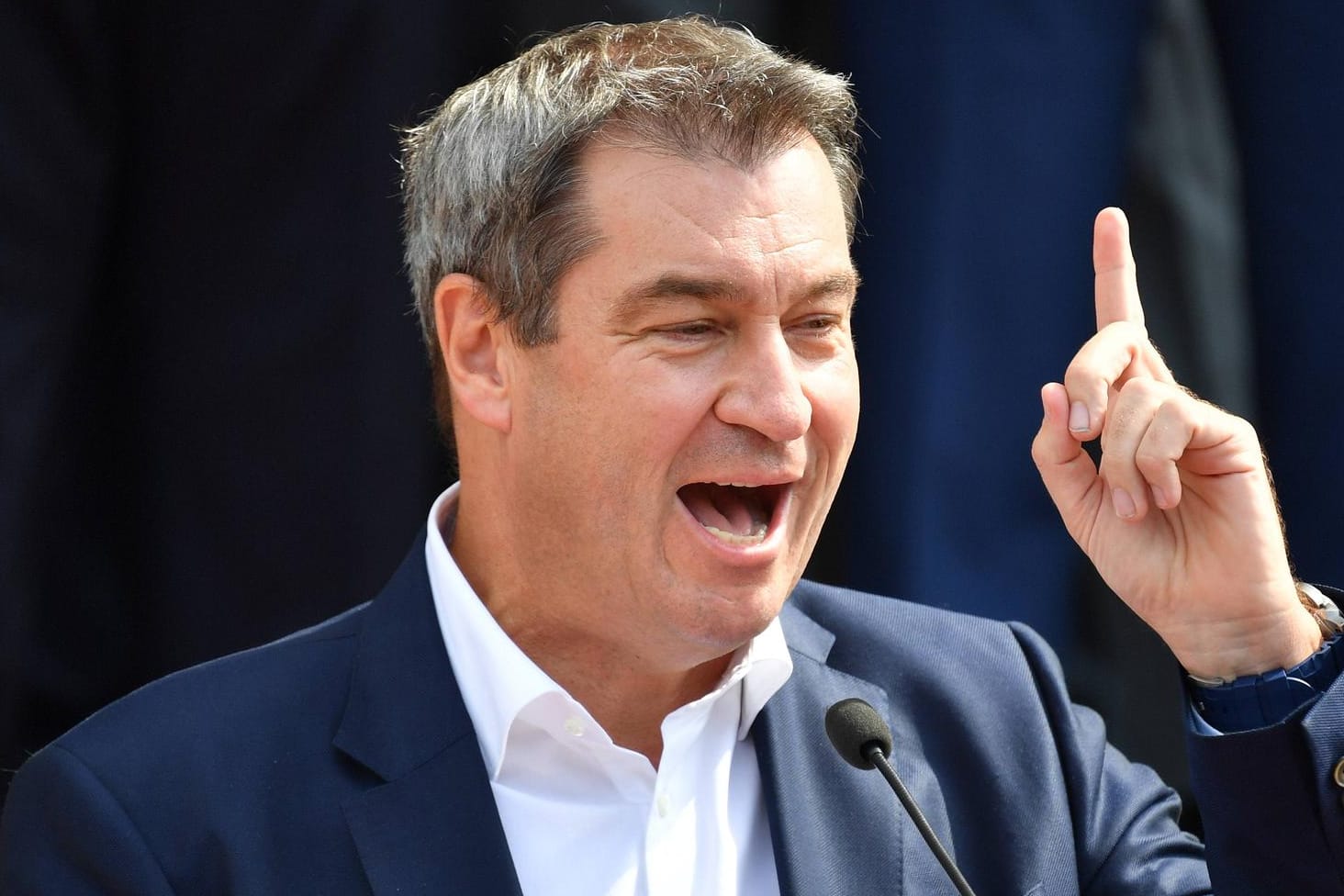 Bayerns Ministerpräsident Markus Söder: Der CSU-Politiker sieht Handlungsbedarf im Fußball.
