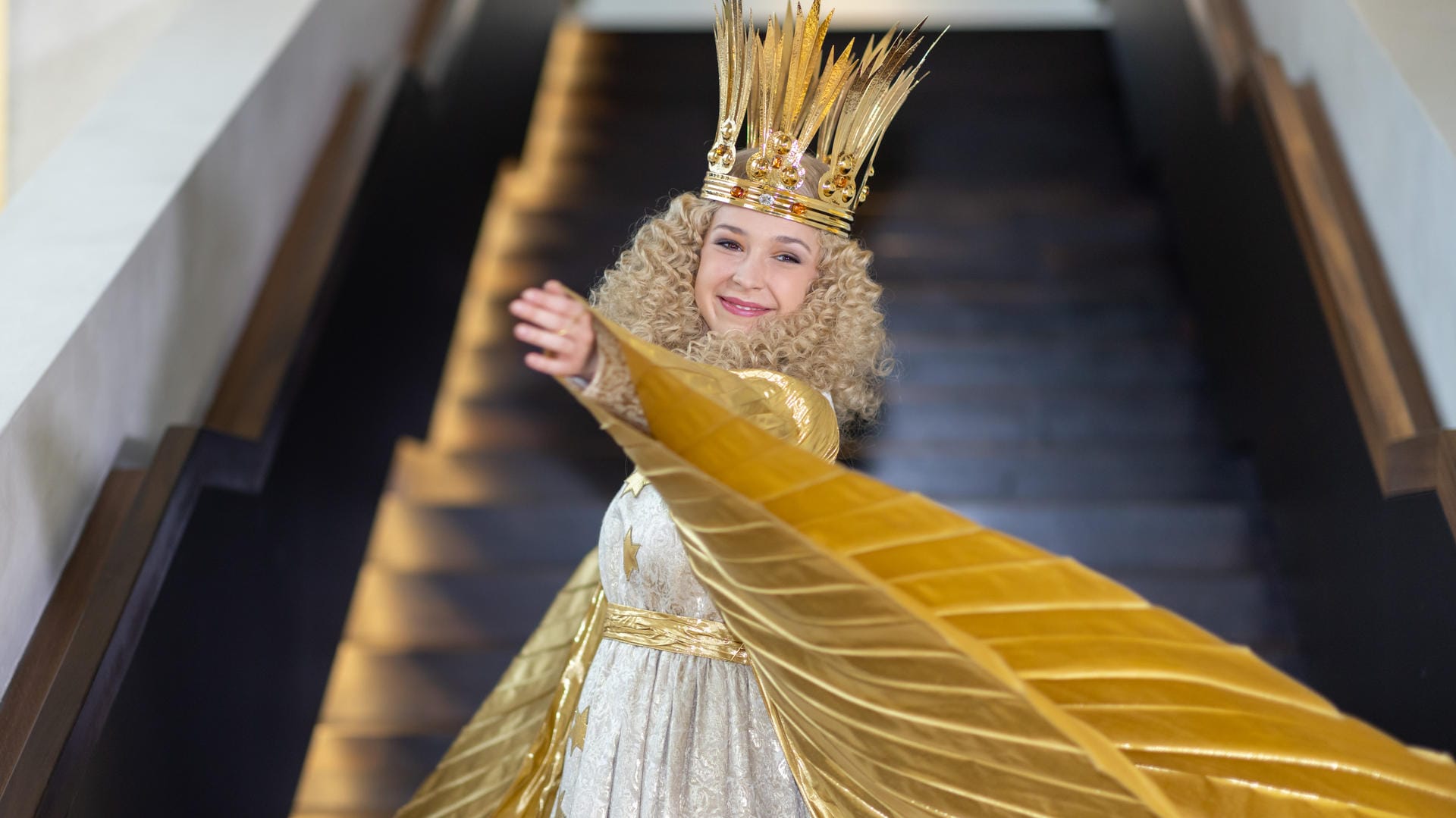 Teresa Windschall, das Nürnberger Christkind (Archivbild): Sie wird den Christkindlmarkt eröffnen. Teresa Windschall, das Nürnberger Christkind (Archivbild): Sie wird den Christkindlmarkt eröffnen.