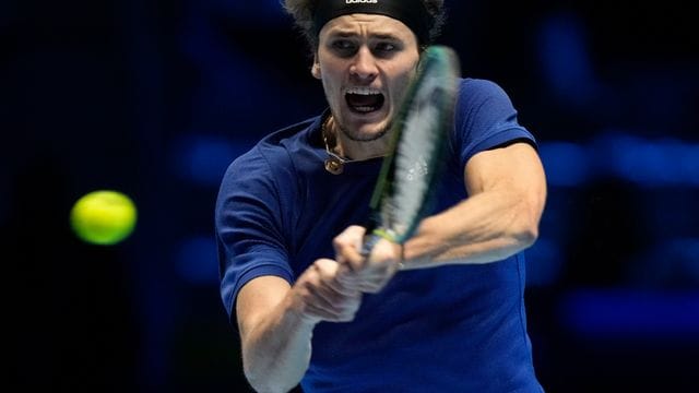 Verlor sein zweites Match bei den ATP Finals in Turin: Alexander Zverev. Verlor sein zweites Match bei den ATP Finals in Turin: Alexander Zverev.