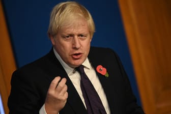 Großbritanniens Premier Boris Johnson (Archivbild): Er sprach sich am Dienstag gegen die Gaspipeline Nord Stream 2 aus.