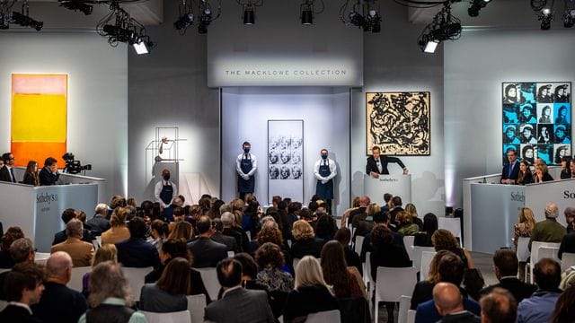 Bei Sotheby's in New York werden Kunstwerke aus der Sammlung von Linda und Harry Macklowe versteigert. Bei Sotheby's in New York werden Kunstwerke aus der Sammlung von Linda und Harry Macklowe versteigert.