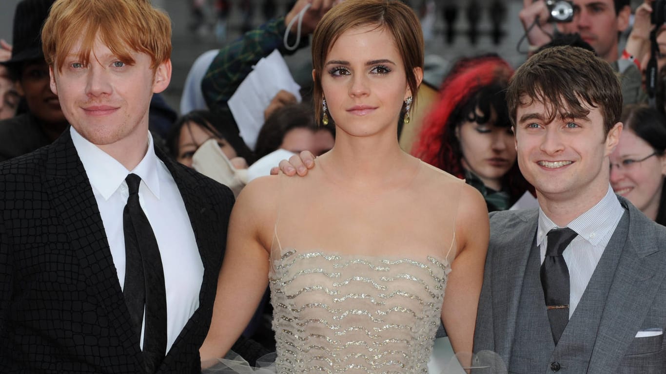 Rupert Grint, Emma Watson und Daniel Radcliffe: Die "Harry Potter"-Stars stehen wieder zusammen vor der Kamera.
