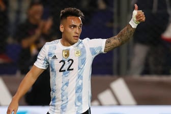 Lautaro Martinez: Der argentinische Torjäger blieb zwar ohne Treffer, durfte sich aber über das WM-Ticket freuen.