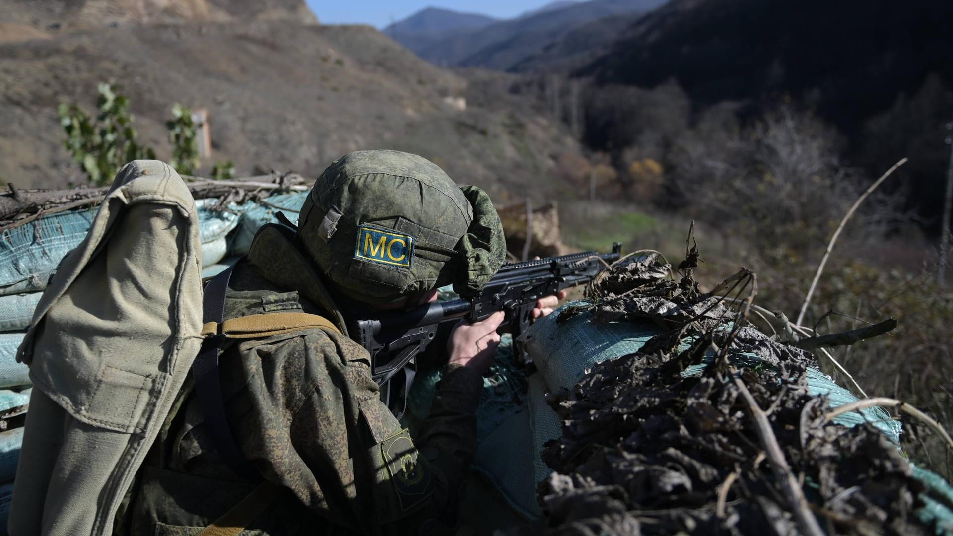 Training des aserbaidschanischen Militärs: In der Konfliktregion Berg-Karabach sollen sieben Soldaten getötet worden sein.