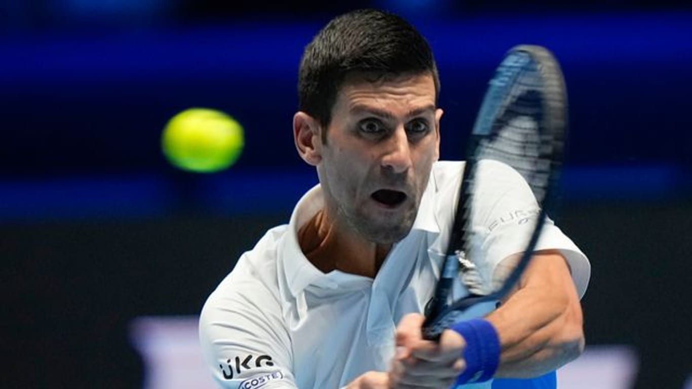 Steht bei den ATP Finals in Turin vorzeitig im Halbfinale: Novak Djokovic.