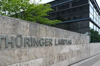 Blick auf den Thüringer Landtag