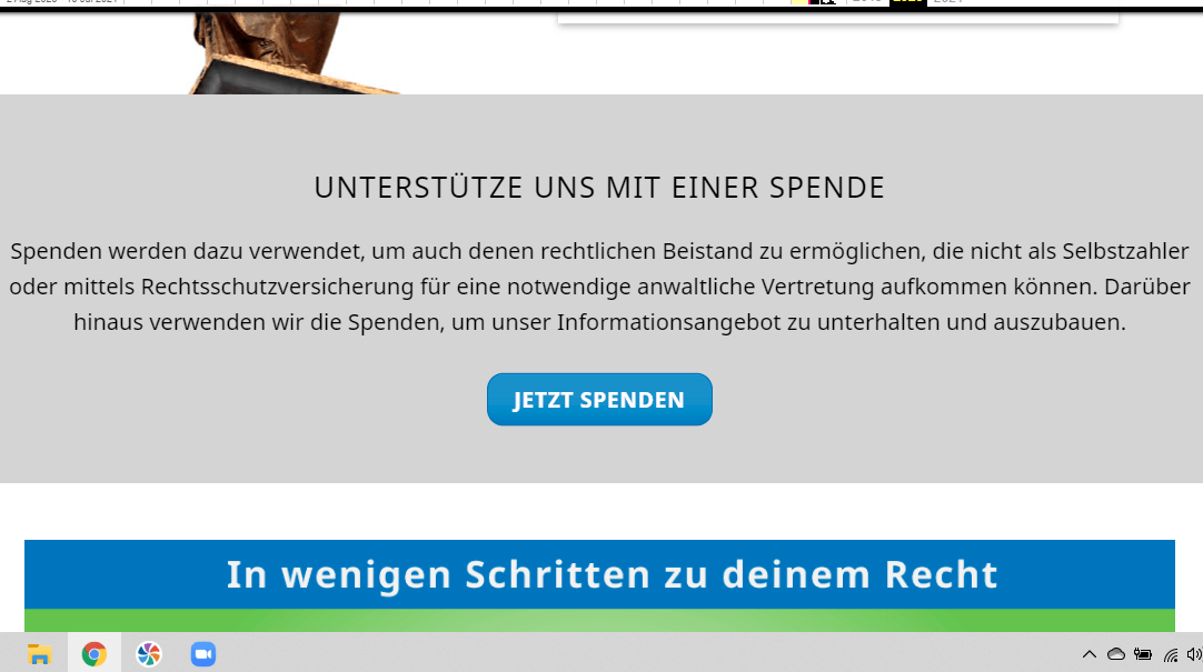 Falsche Versprechungen: Das wirft Anwalt Pankalla Ludwig wegen der "Klagepaten" vor: Auf der Seite wurde um Spenden geworben, um kostenlos zu helfen, viele Menschen hätten aber nie Antwort auf Anfragen bekommen.