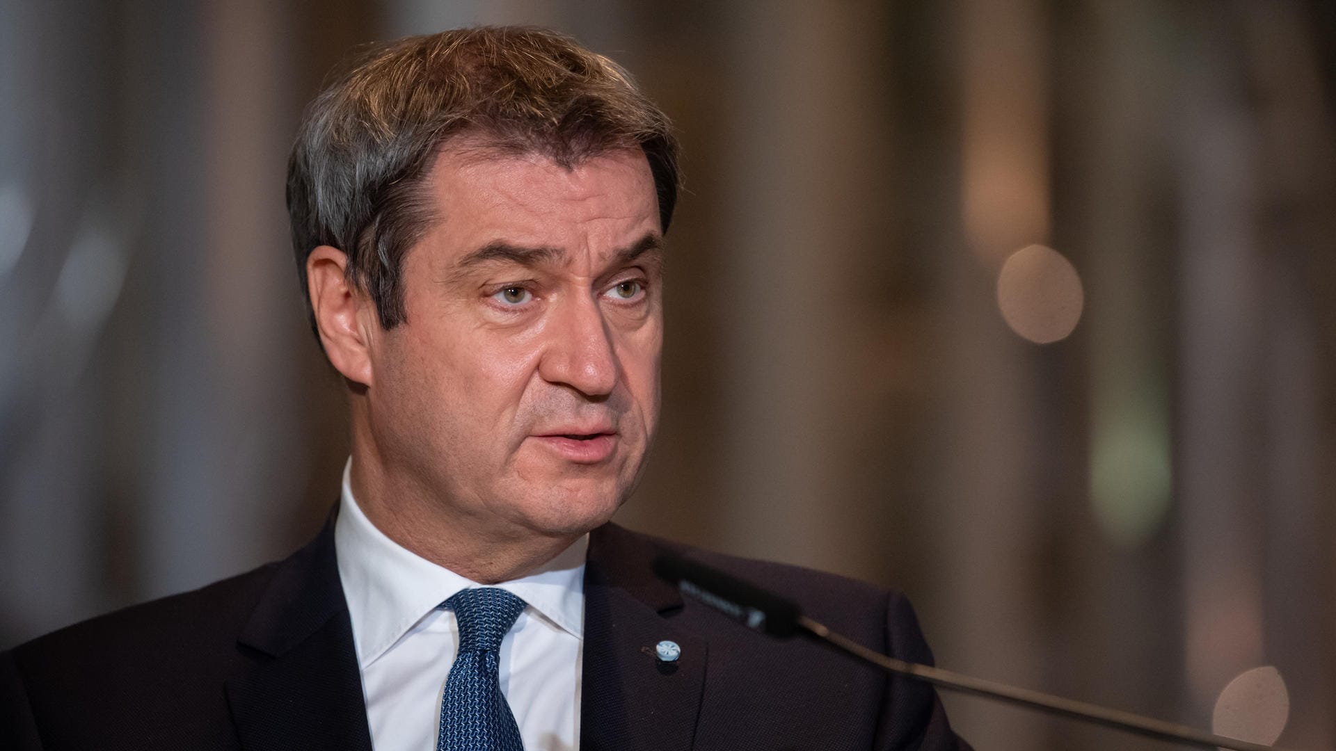 Markus Söder: Er will einen "Wellenbrecher" für sein Bundesland.