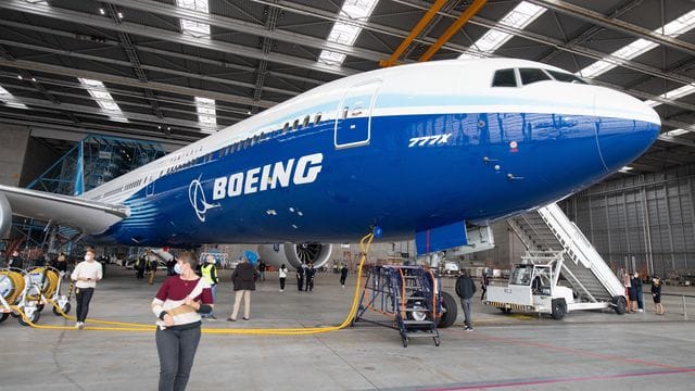 Boeing 777-9 in Frankfurt