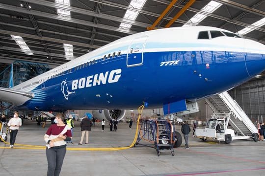 Boeing 777-9 in Frankfurt