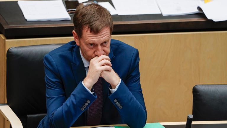 Michael Kretschmer: Sachsens Ministerpräsident plant offenbar Lockdown-Maßnahmen für sein Bundesland.