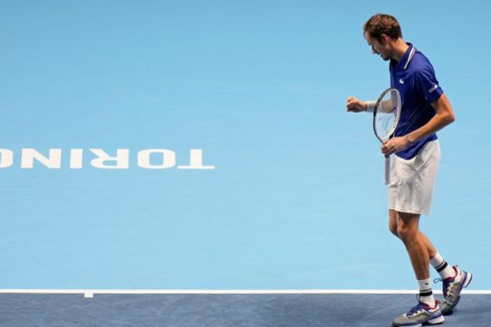 Kann seinen Titel verteidigen: Daniil Medwedew steht im Finale der ATP-Finals.
