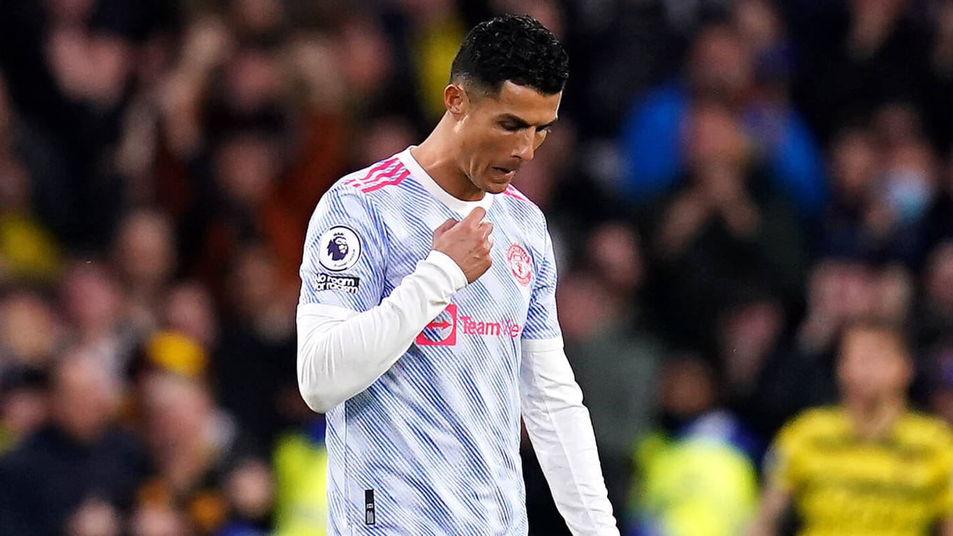 Cristiano Ronaldo: Für den Portugiesen und Manchester United war es ein rabenschwarzer Samstag.